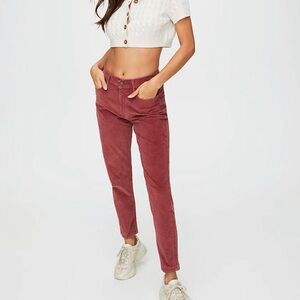 Sunday Best Cora Corduroy High Rise Slim Pants